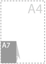 A7<br/><span style='font-size:11px;'>(7,4 * 10,5 cm)</span>
